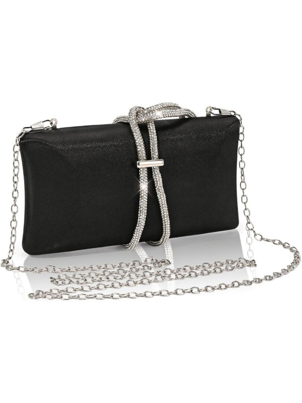 Elegant Satin Evening Clutch Purse for Women | Formal Event Handbag